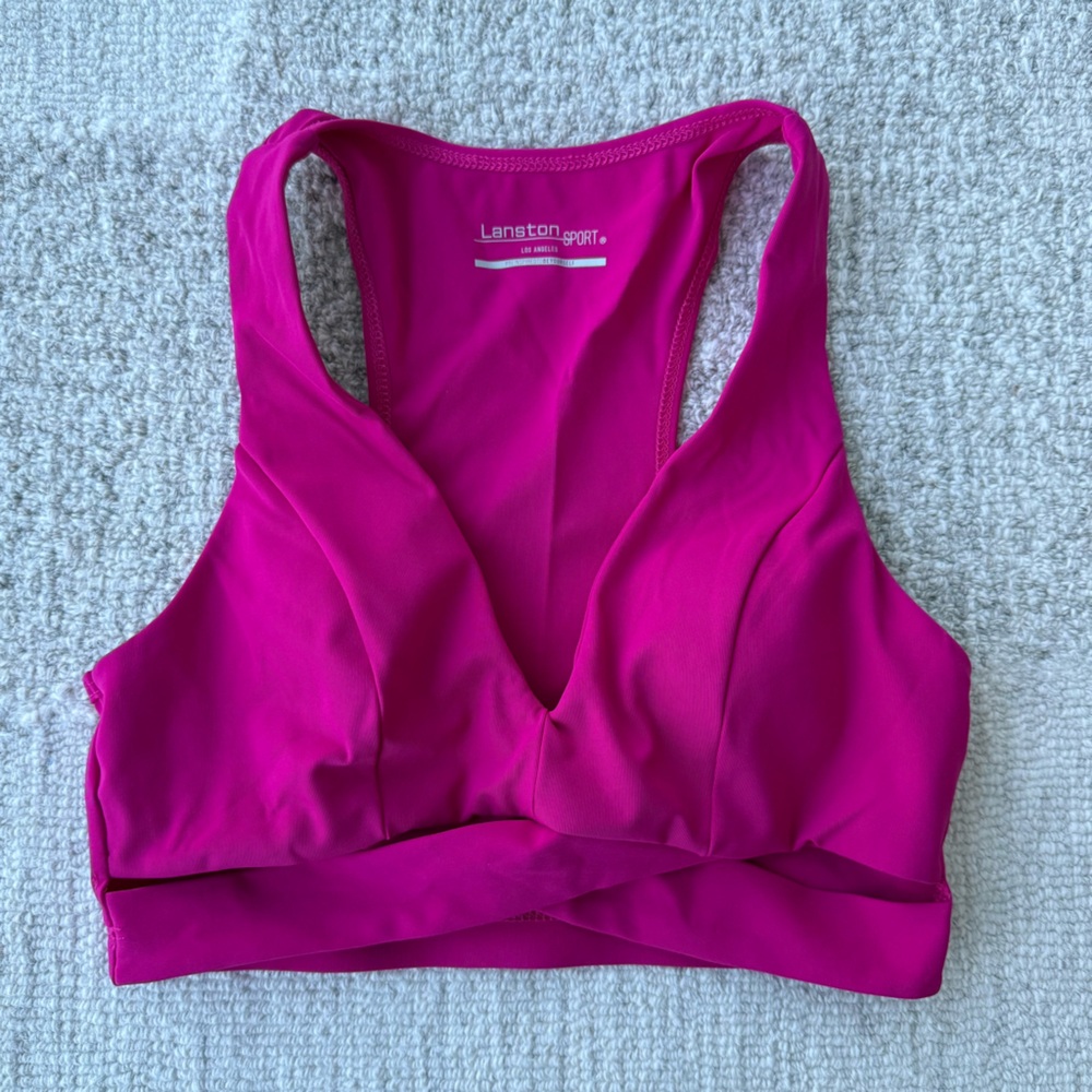 LANSTON SPORT PINK SPORTS BRA